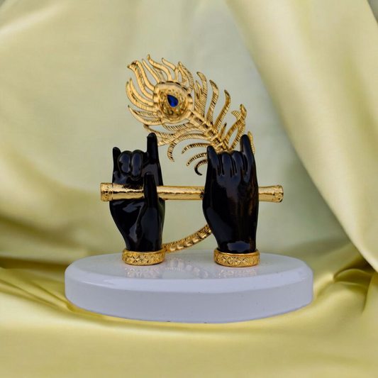 KRISHNA HAND WITH FLUTE BLACK